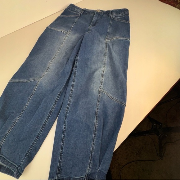Wit & Wisdom Ab’Solution Skyrise Wide Leg Utility Jean Size 14 - Picture 5 of 17